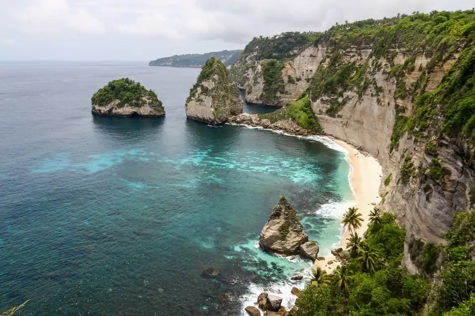 The cove at Diamond Beach, Nusa Penida