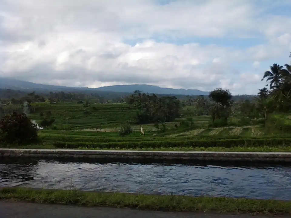 The rice terraces of Sidemen in east Bali