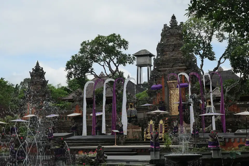 Saraswati gate at Ubud Palace