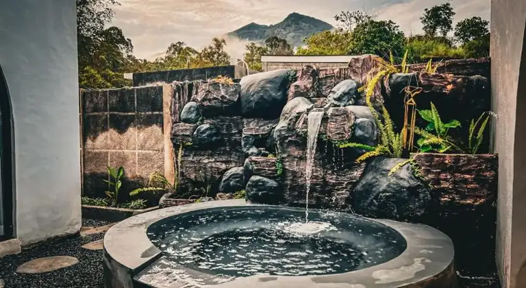 Batur Valley With Natural Hotspring