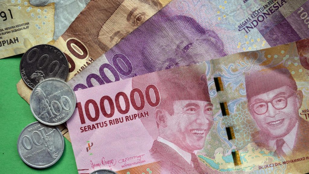 Bali currency Rupiah, banknotes