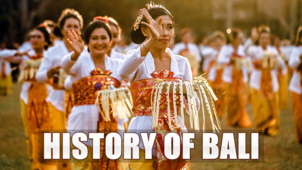 Women performs Historic Balinesian dance rutual