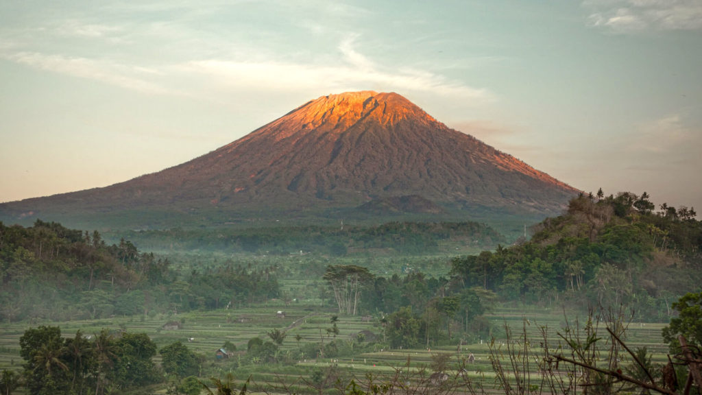 Mount Agung Volcano in Bali